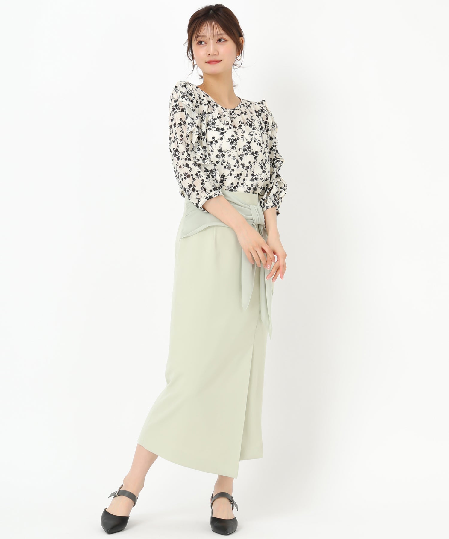 ラッフルフリル袖開きブラウス/MM518112 – MISCH MASCH|31 Sons