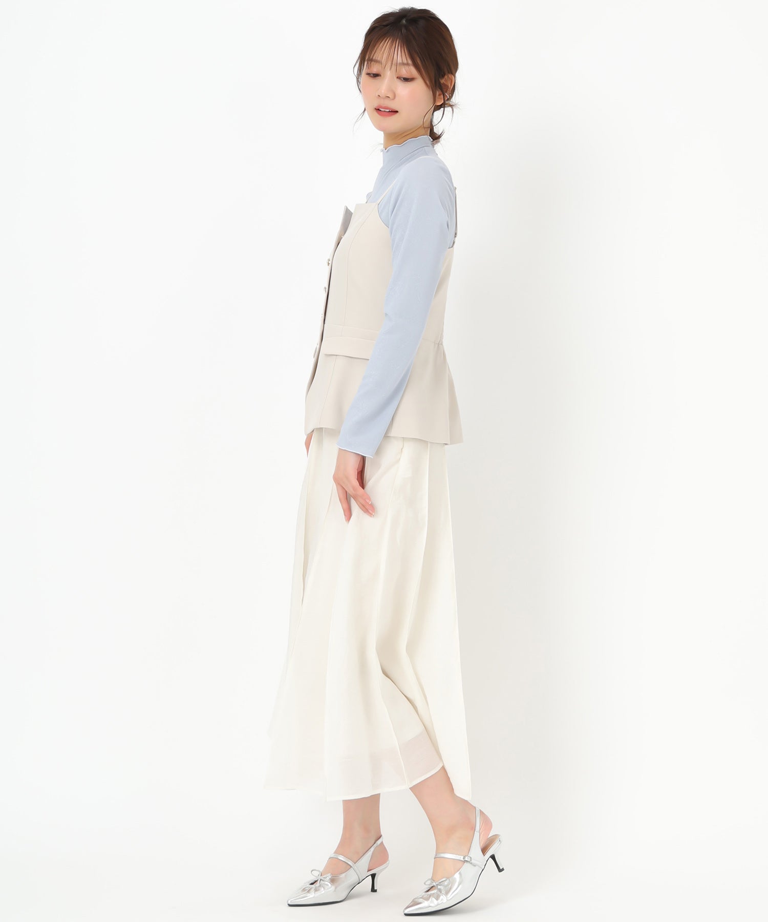 ミッシュマッシュ MISCH MASCH 2025春夏新作 キャミビスチェ/MM518504 （BEIGE） ミッシュマッシュ MISCH MASCH 2025春夏新作 キャミビスチェ