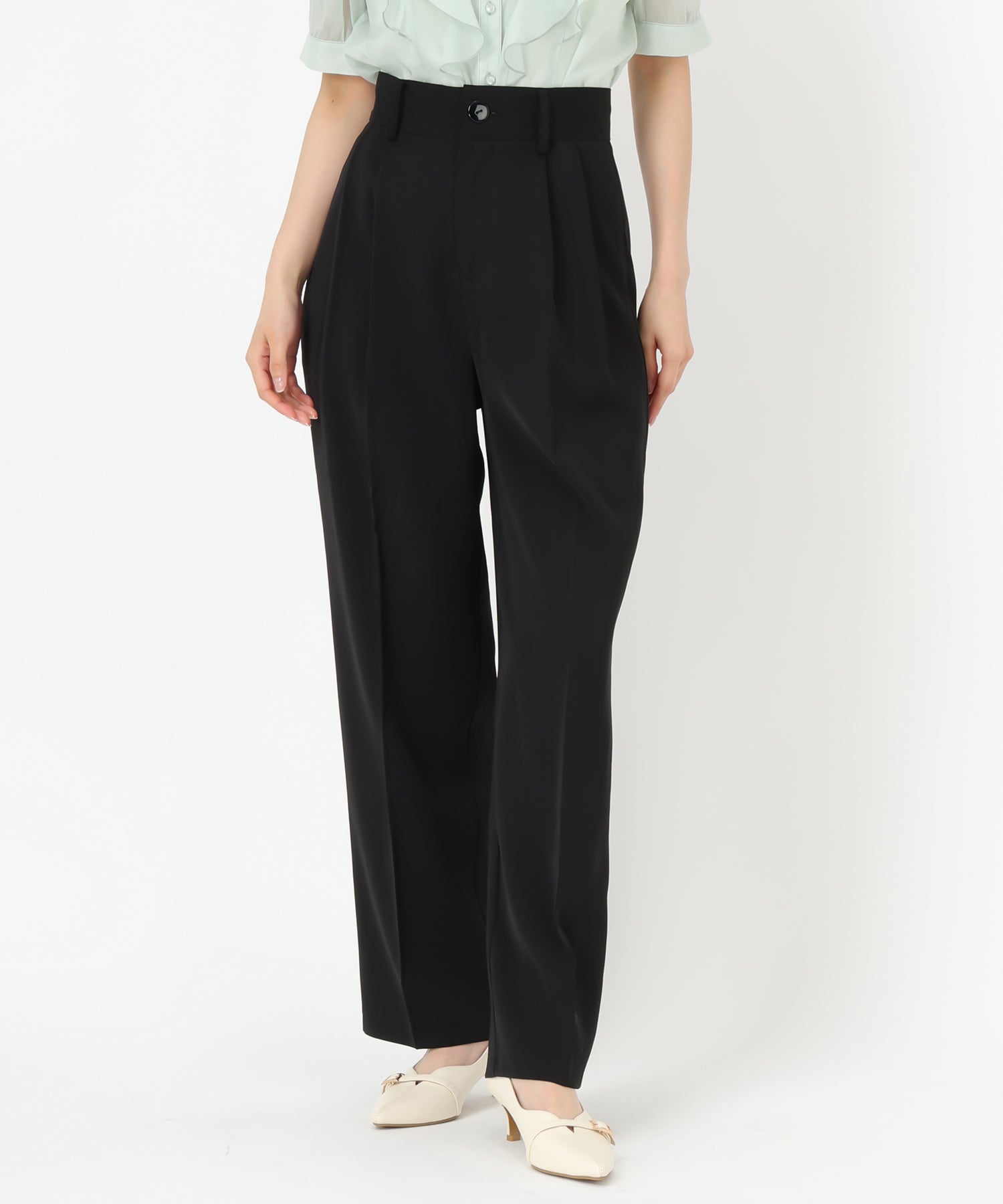 新品　ブラック　ミッシュマッシュ　ベルベットパンツ38ブラック 2タックワイドパンツ/MM557302 – MISCH MASCH|31 Sons de mode