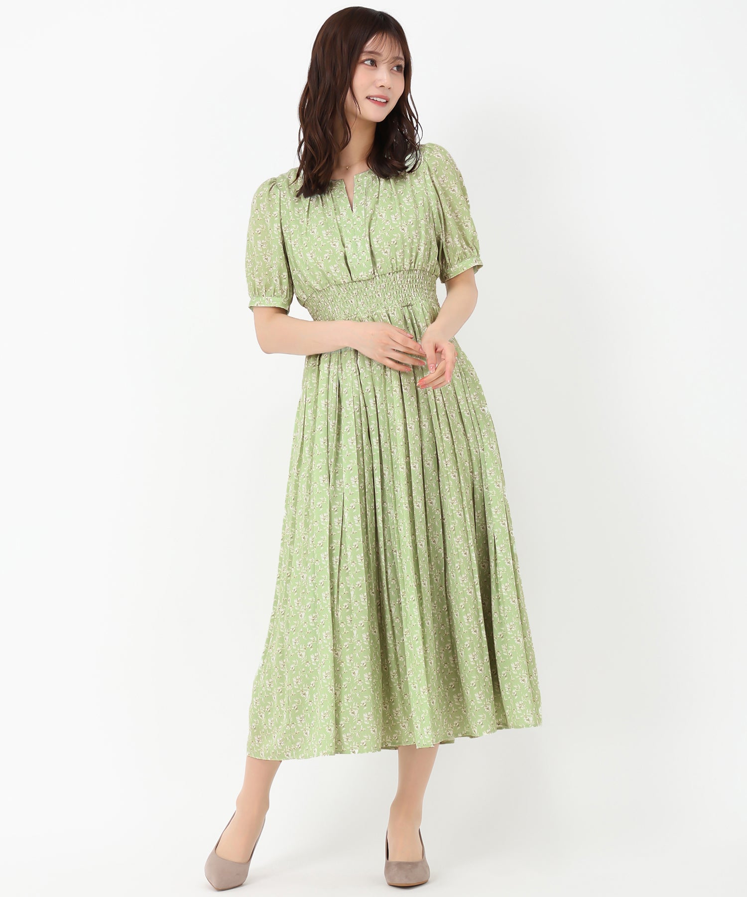 PLEATS PLEASE 花柄プリーツワンピース M PLEATS PLEASE 花柄プリーツ PLEATS PLEASE 花柄プリーツワンピース M PLEATS PLEASE 花柄プリーツ