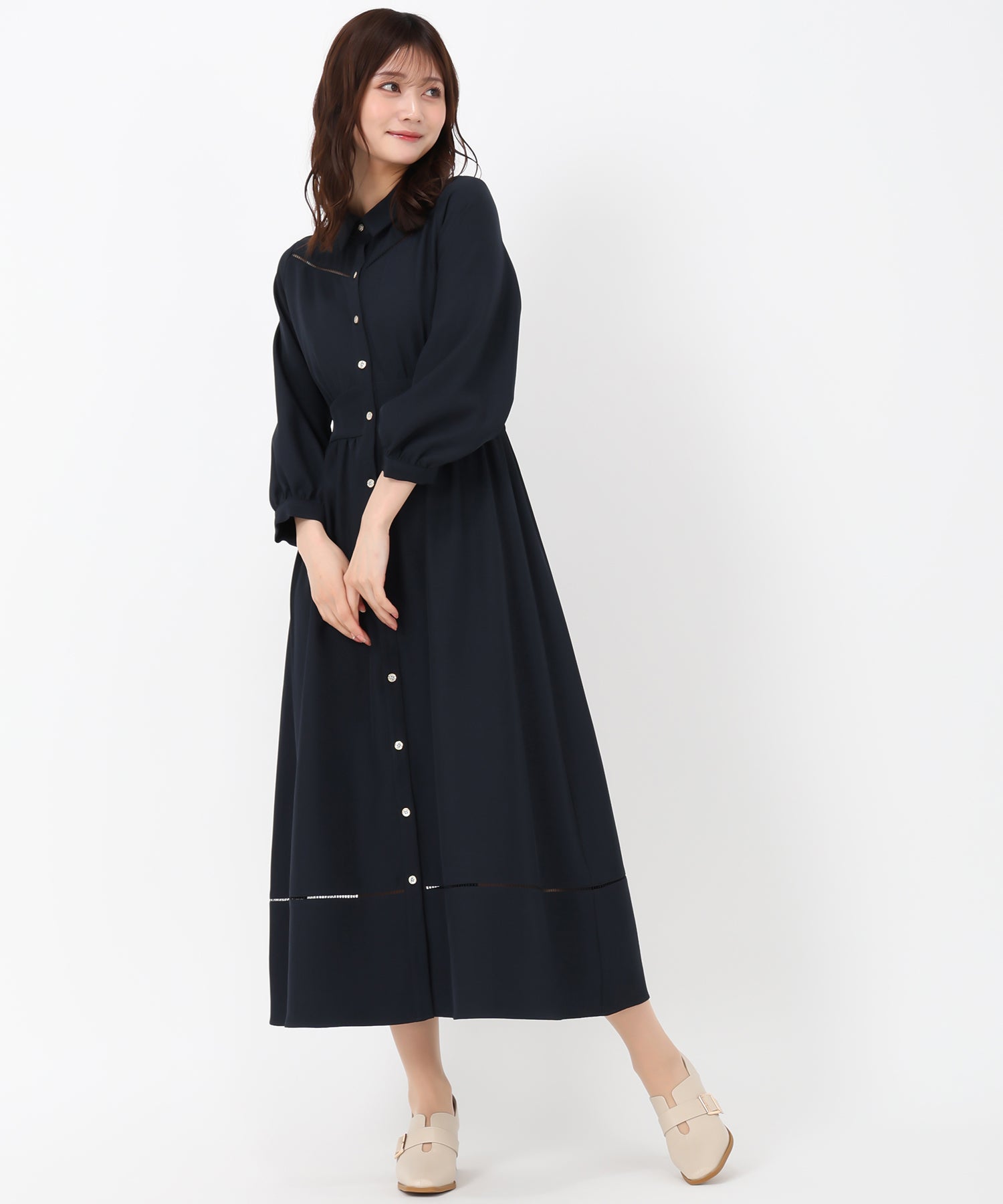ハシゴレース切替シャツワンピース/MM517418 – MISCH MASCH|31 Sons de 