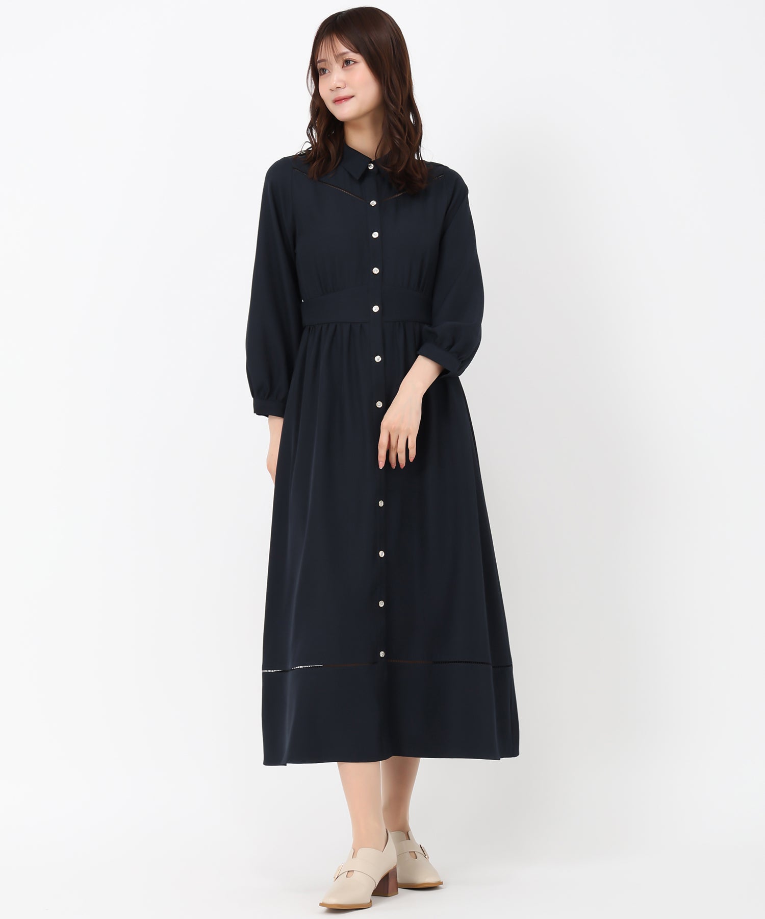 ハシゴレース切替シャツワンピース/MM517418 – MISCH MASCH|31 Sons de 