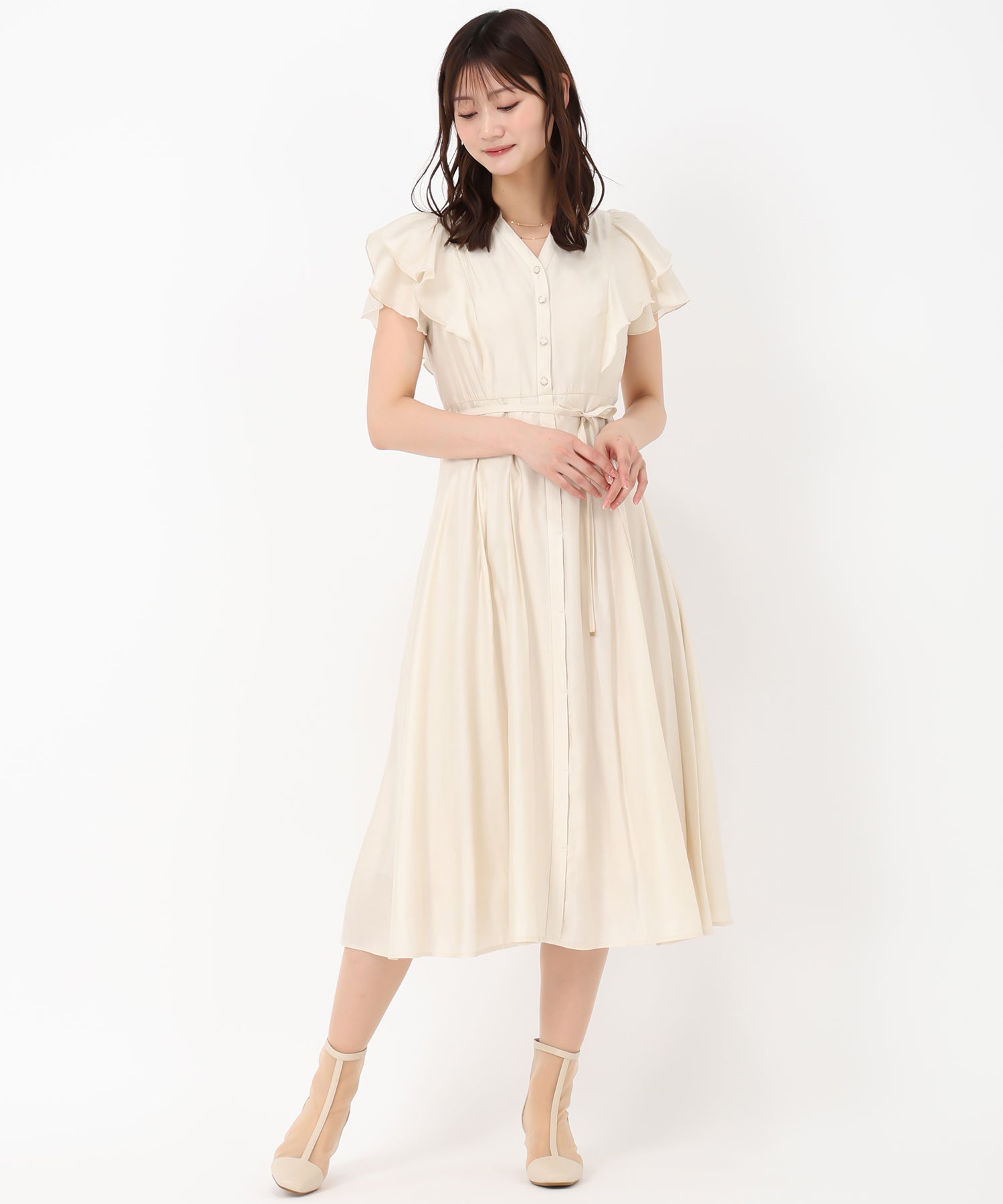ダブルフリルシャツワンピース/MM527406 – MISCH MASCH|31 Sons
