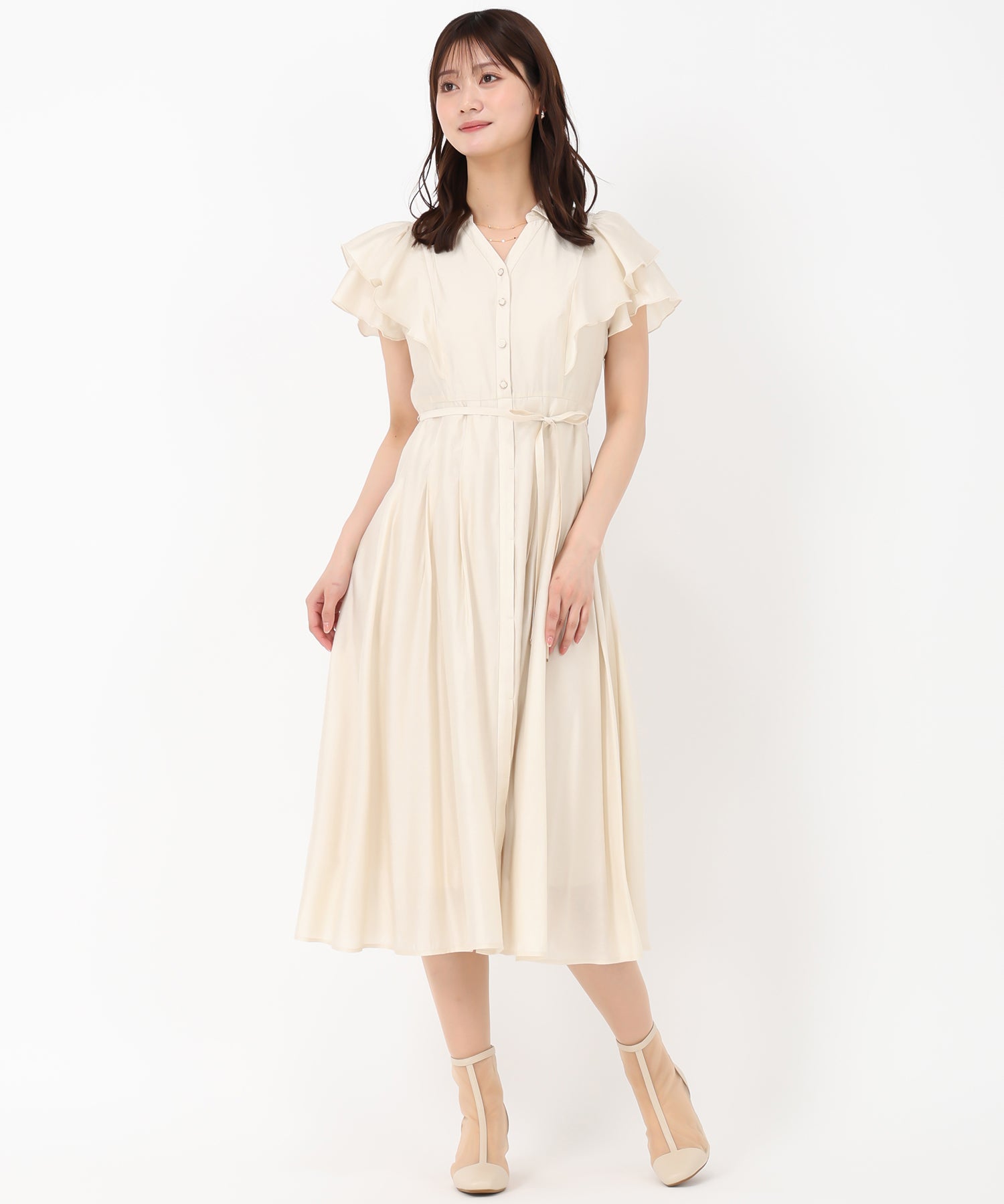 ダブルフリルシャツワンピース/MM527406 – MISCH MASCH|31 Sons