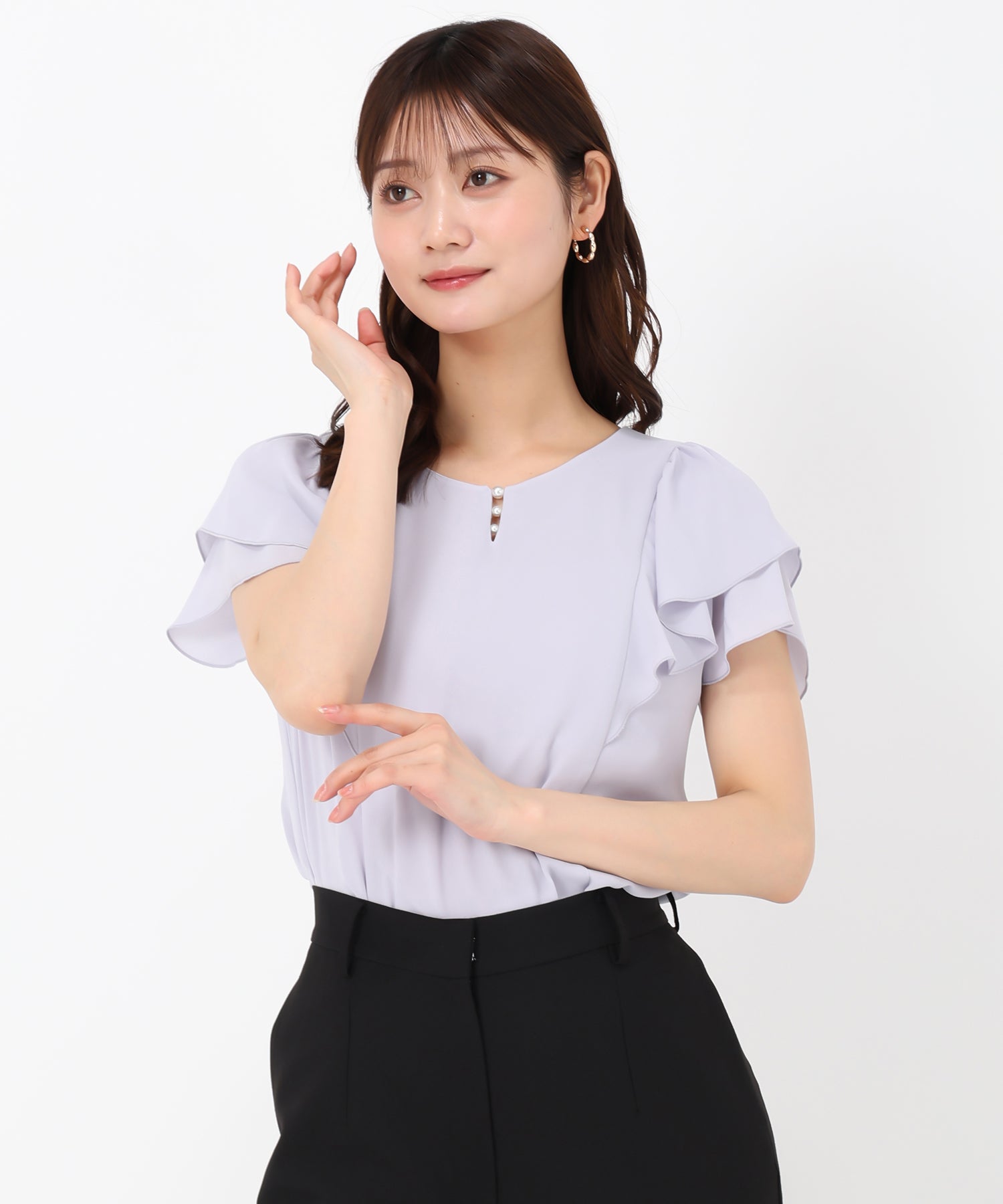 パールダブルフリル袖ブラウス/MM528101 – MISCH MASCH|31 Sons