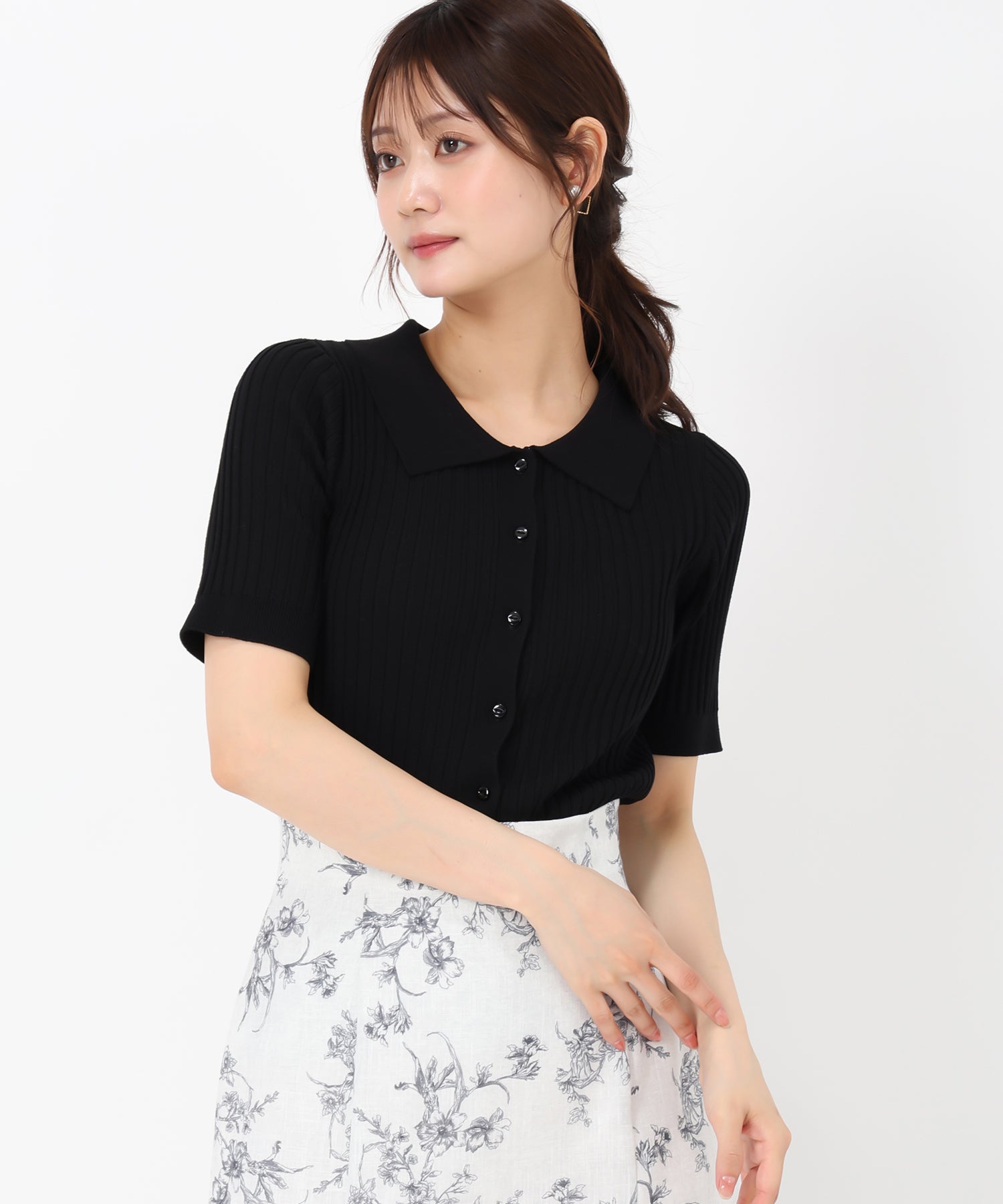 衿付きフロント釦リブニット/MM558303 – MISCH MASCH|31 Sons de mode