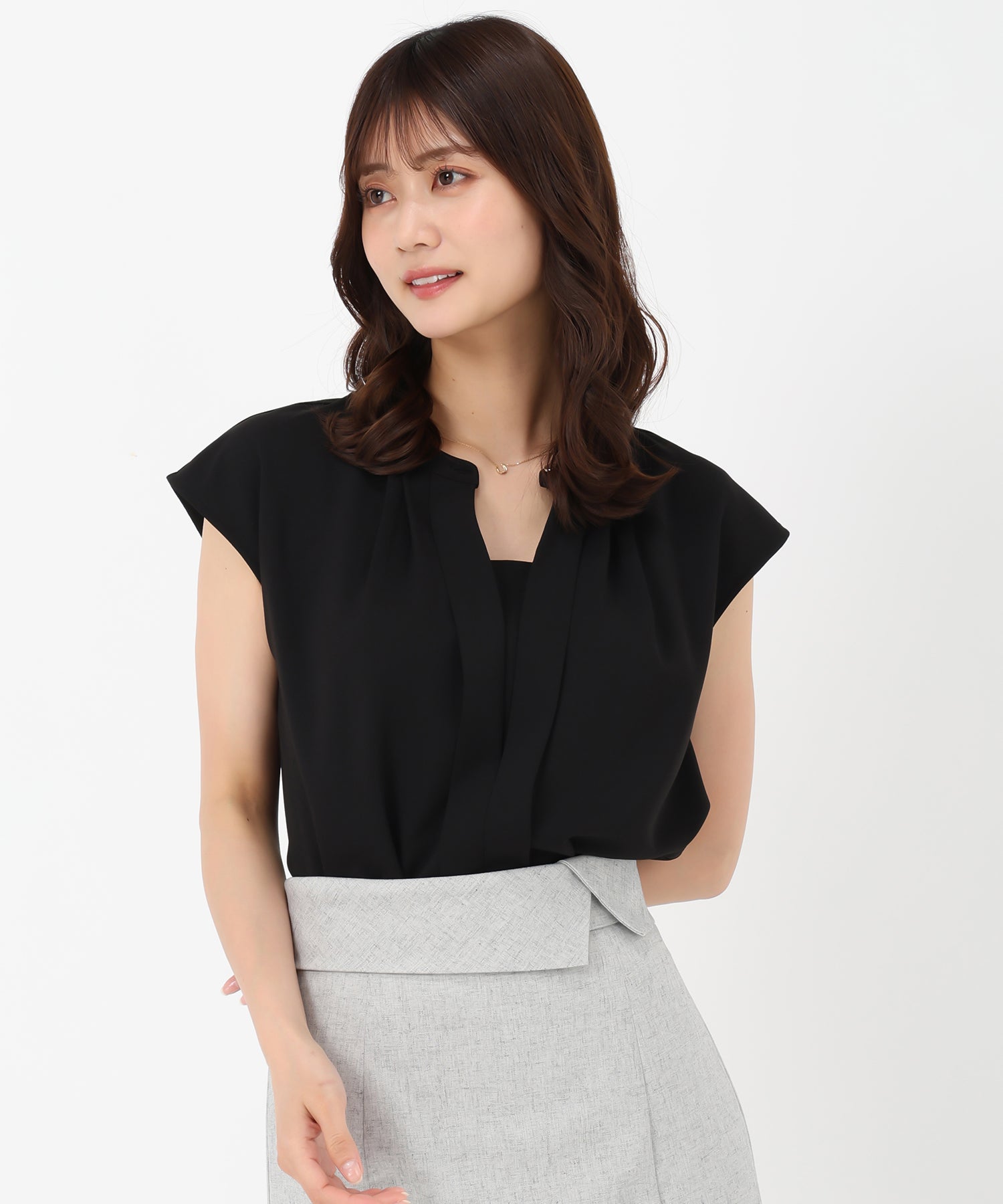 フロントタックフレンチスリーブブラウス/MM558103 – MISCH MASCH|31