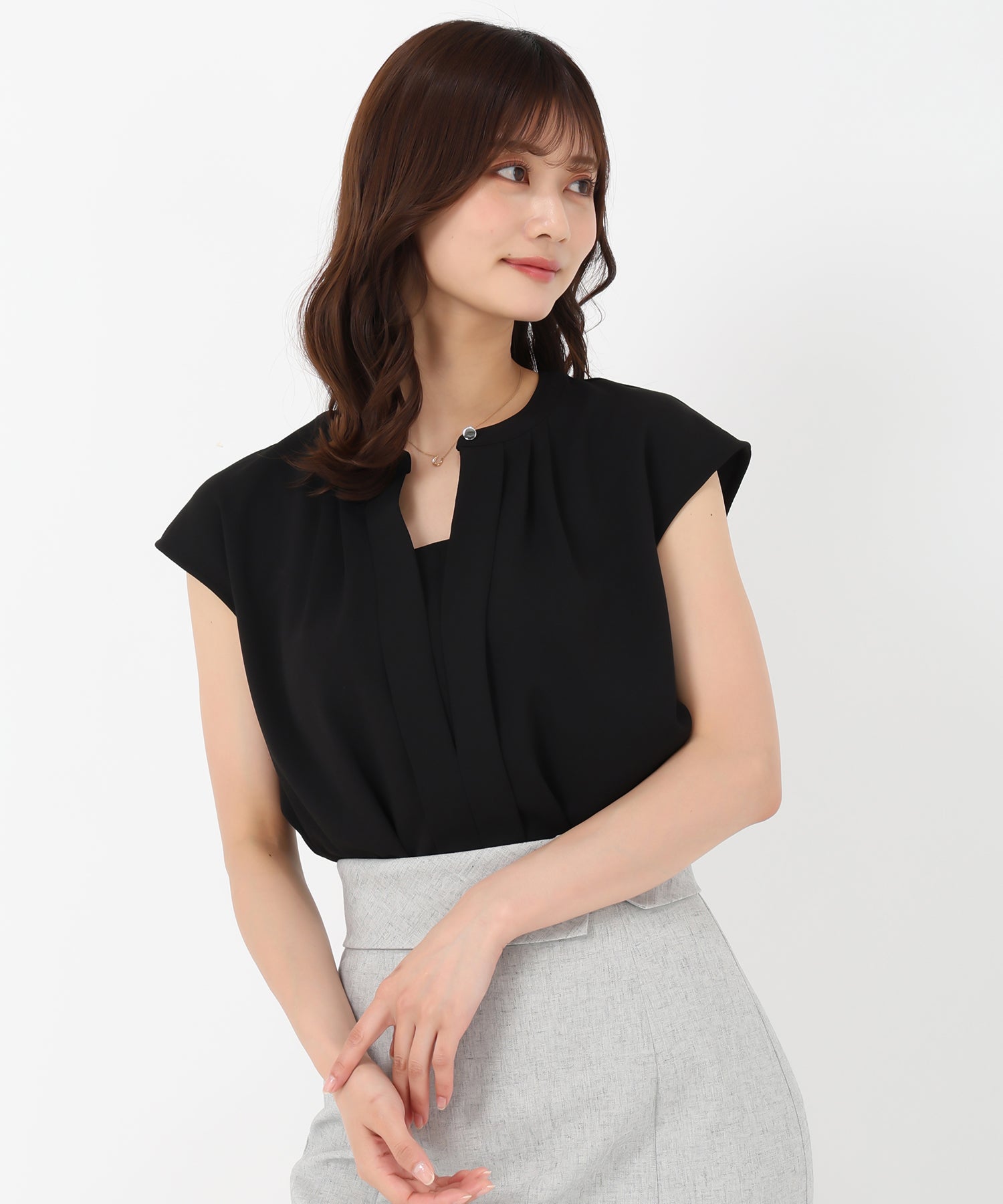 フロントタックフレンチスリーブブラウス/MM558103 – MISCH MASCH|31