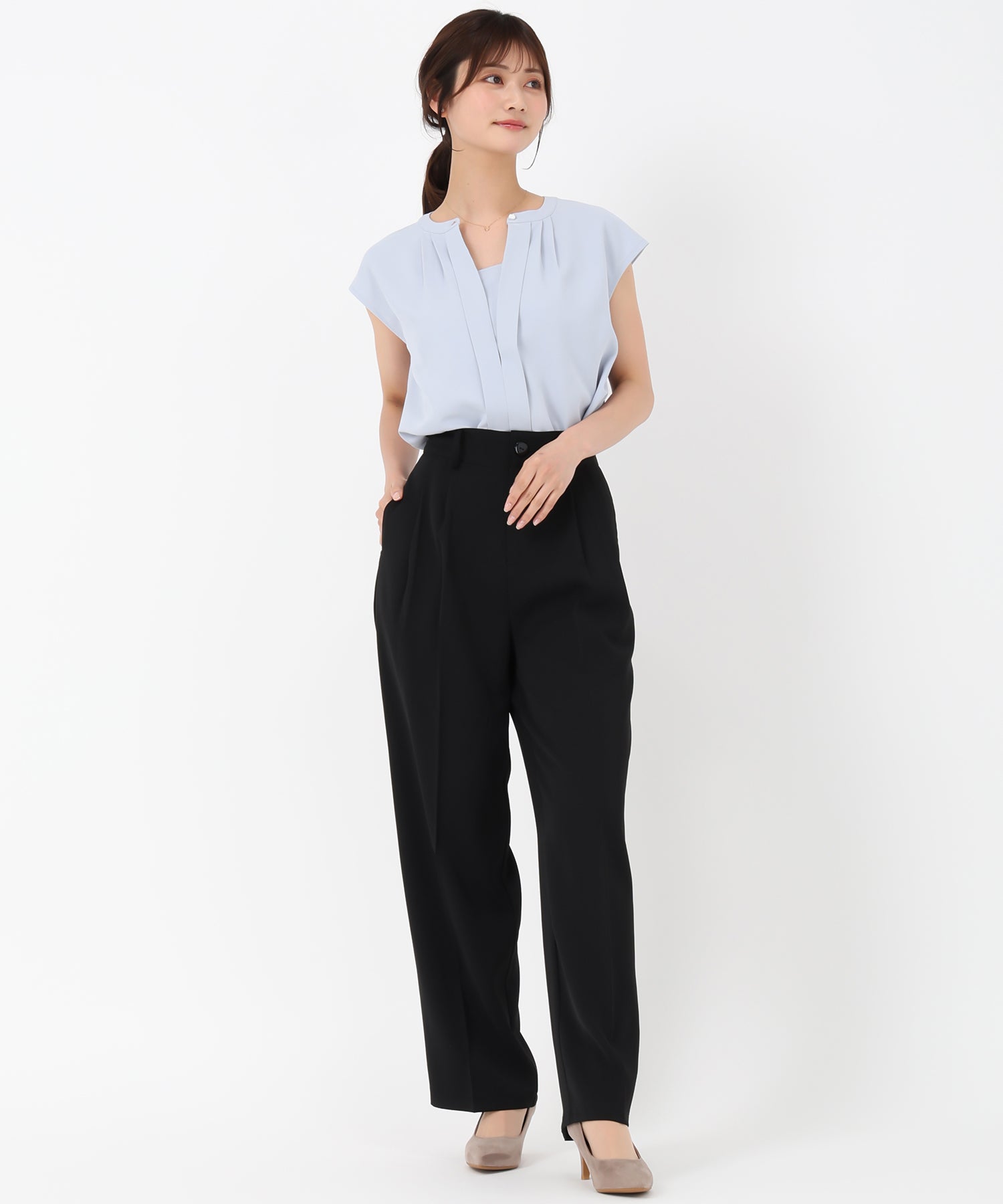 フロントタックフレンチスリーブブラウス/MM558103 – MISCH MASCH|31