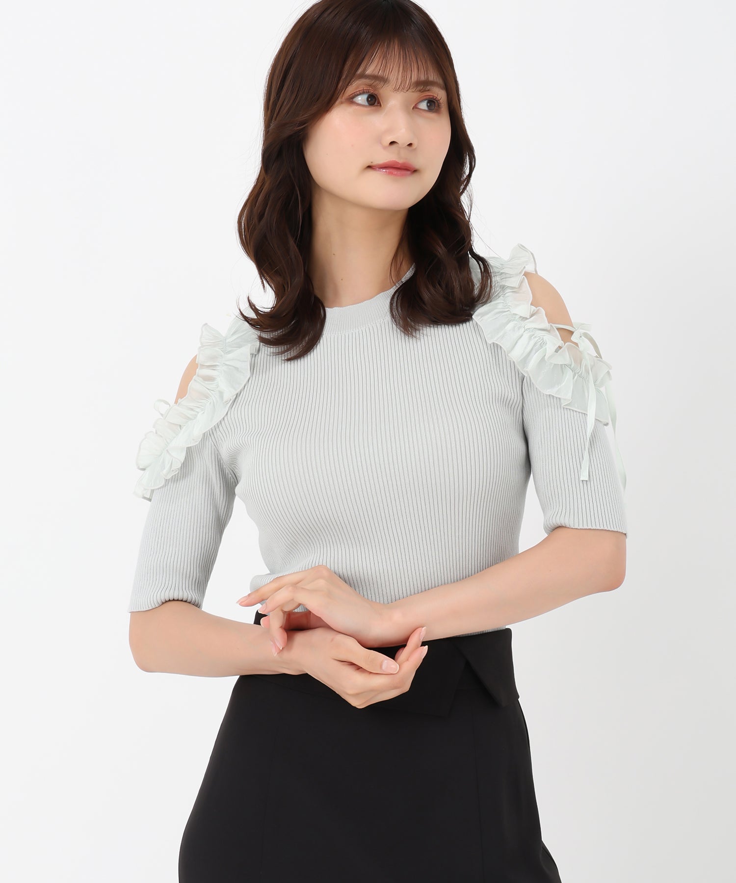 肩開きラッフルニット/MM528305 – MISCH MASCH|31 Sons de mode