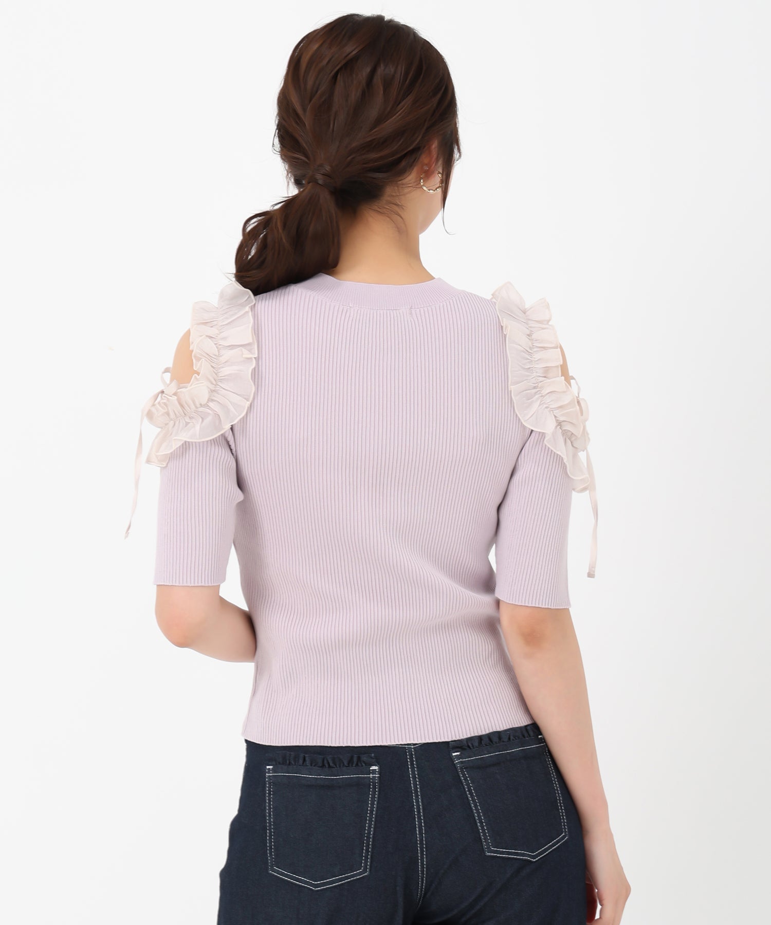 肩開きラッフルニット/MM528305 – MISCH MASCH|31 Sons de mode