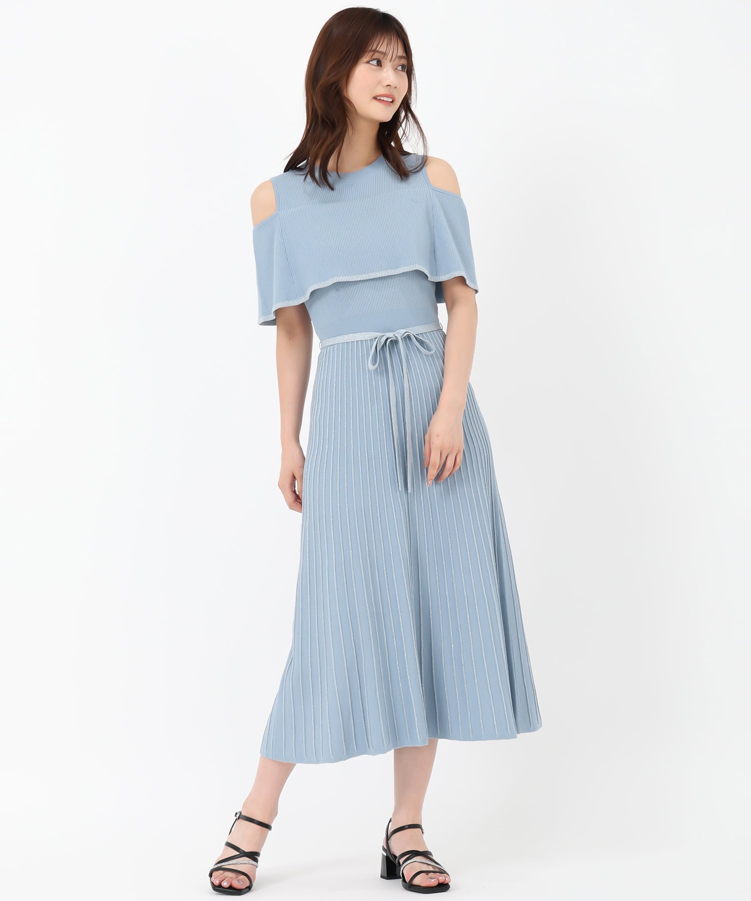 オフショルラメニットワンピース/MM527410 – MISCH MASCH|31 オフショルラメニットワンピース/MM527410 – MISCH MASCH|31