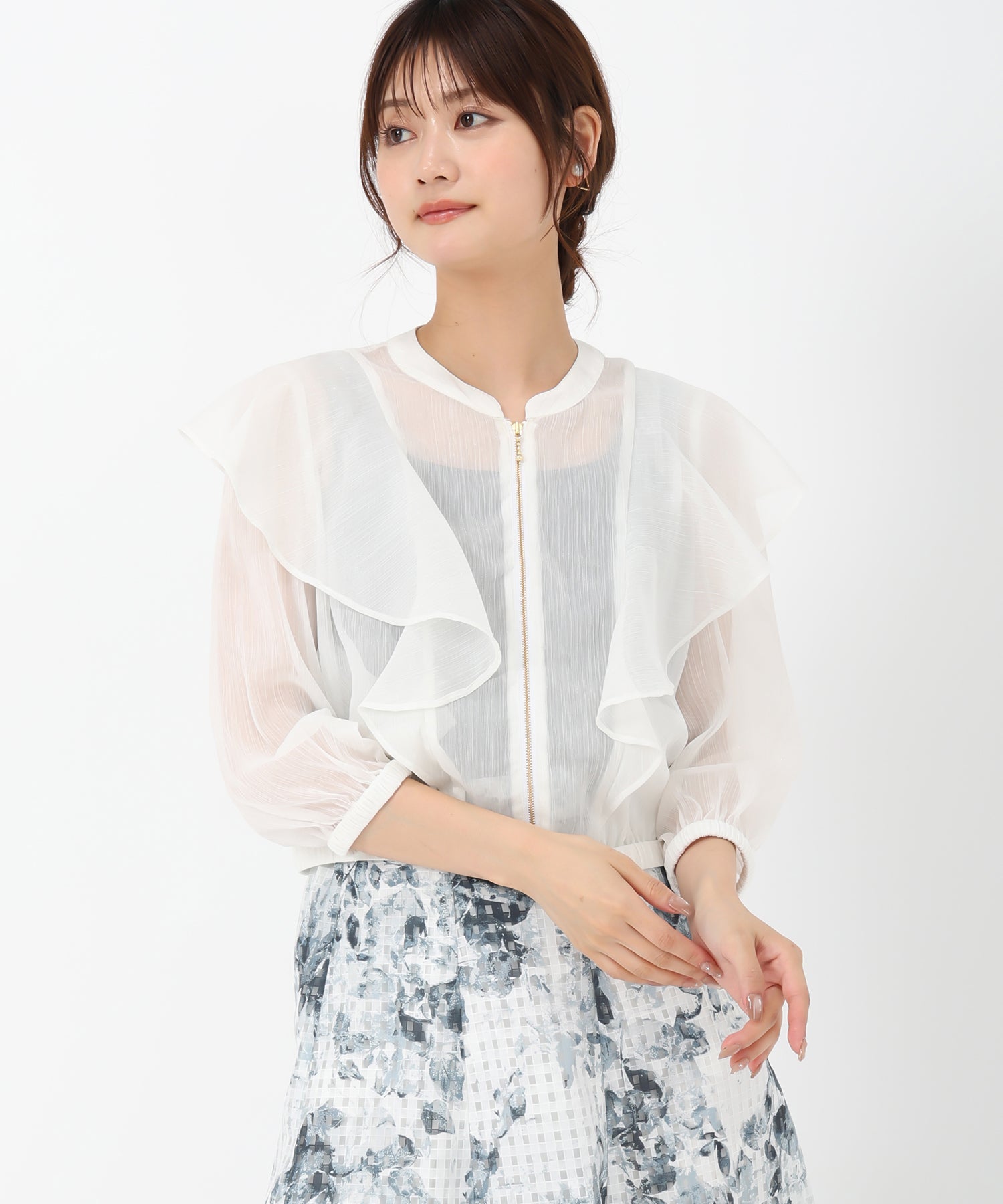 フリルシアーラメブルゾン/MM528502 – MISCH MASCH|31 Sons de mode