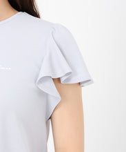 画像をギャラリービューアに読み込む, 箔プリントフレア袖Tシャツ/MM528203
