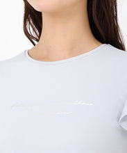 画像をギャラリービューアに読み込む, 箔プリントフレア袖Tシャツ/MM528203
