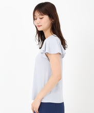 画像をギャラリービューアに読み込む, 箔プリントフレア袖Tシャツ/MM528203
