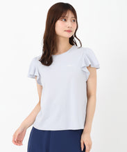 画像をギャラリービューアに読み込む, 箔プリントフレア袖Tシャツ/MM528203
