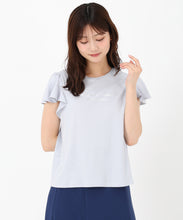 画像をギャラリービューアに読み込む, 箔プリントフレア袖Tシャツ/MM528203
