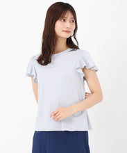 画像をギャラリービューアに読み込む, 箔プリントフレア袖Tシャツ/MM528203
