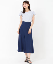 画像をギャラリービューアに読み込む, 箔プリントフレア袖Tシャツ/MM528203
