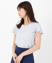 画像をギャラリービューアに読み込む, 箔プリントフレア袖Tシャツ/MM528203
