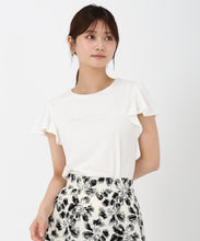 画像をギャラリービューアに読み込む, 箔プリントフレア袖Tシャツ/MM528203
