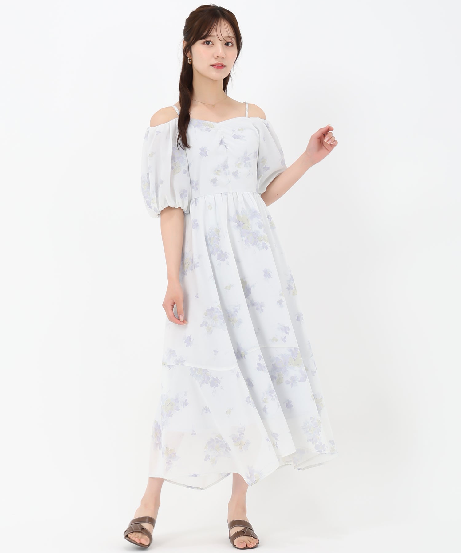 AJE ◆ Misha Maxi マキシ ドレス オフショル ワンピース 花柄 Misha Maxi Dress | Pink Collage Floral | Aje – Aje ROW