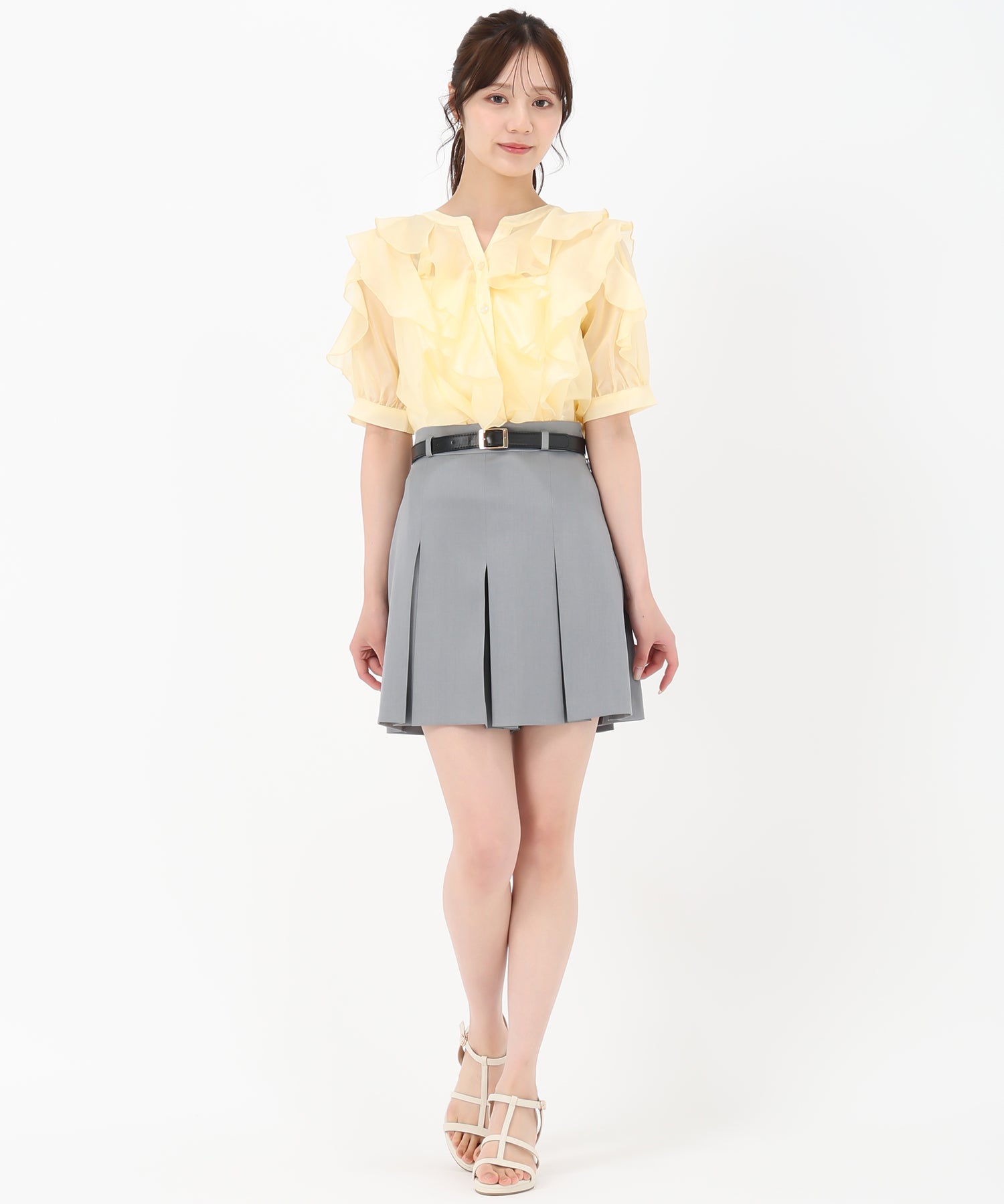 【新品タグ付き】 Stella d.i.a.系チャーム付きショーパン ベルト付きタックスカショーパン/TT517311 – MISCH MASCH|31