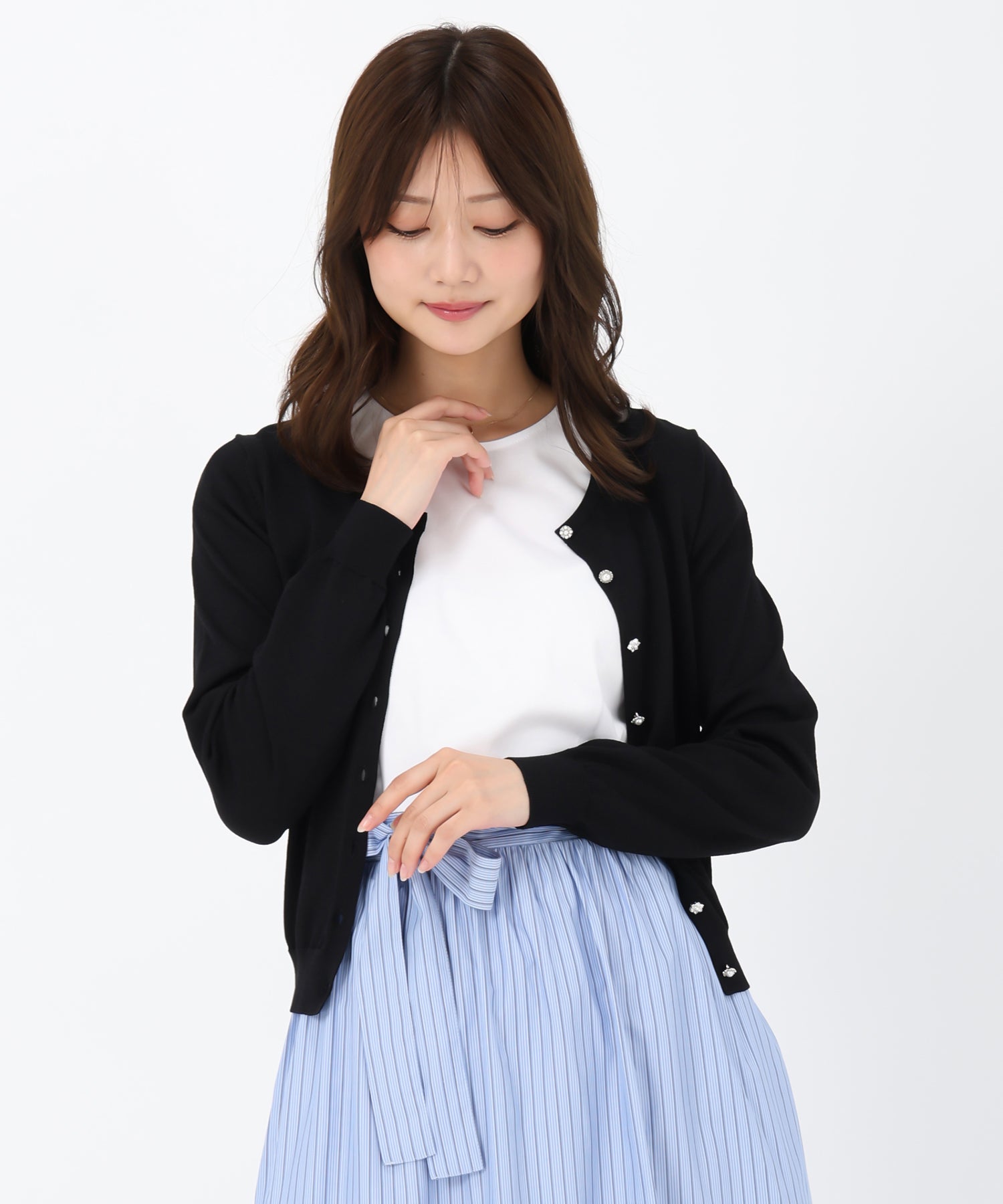 ベーシックビジュー釦カーディガン/MM428406 – MISCH MASCH|31