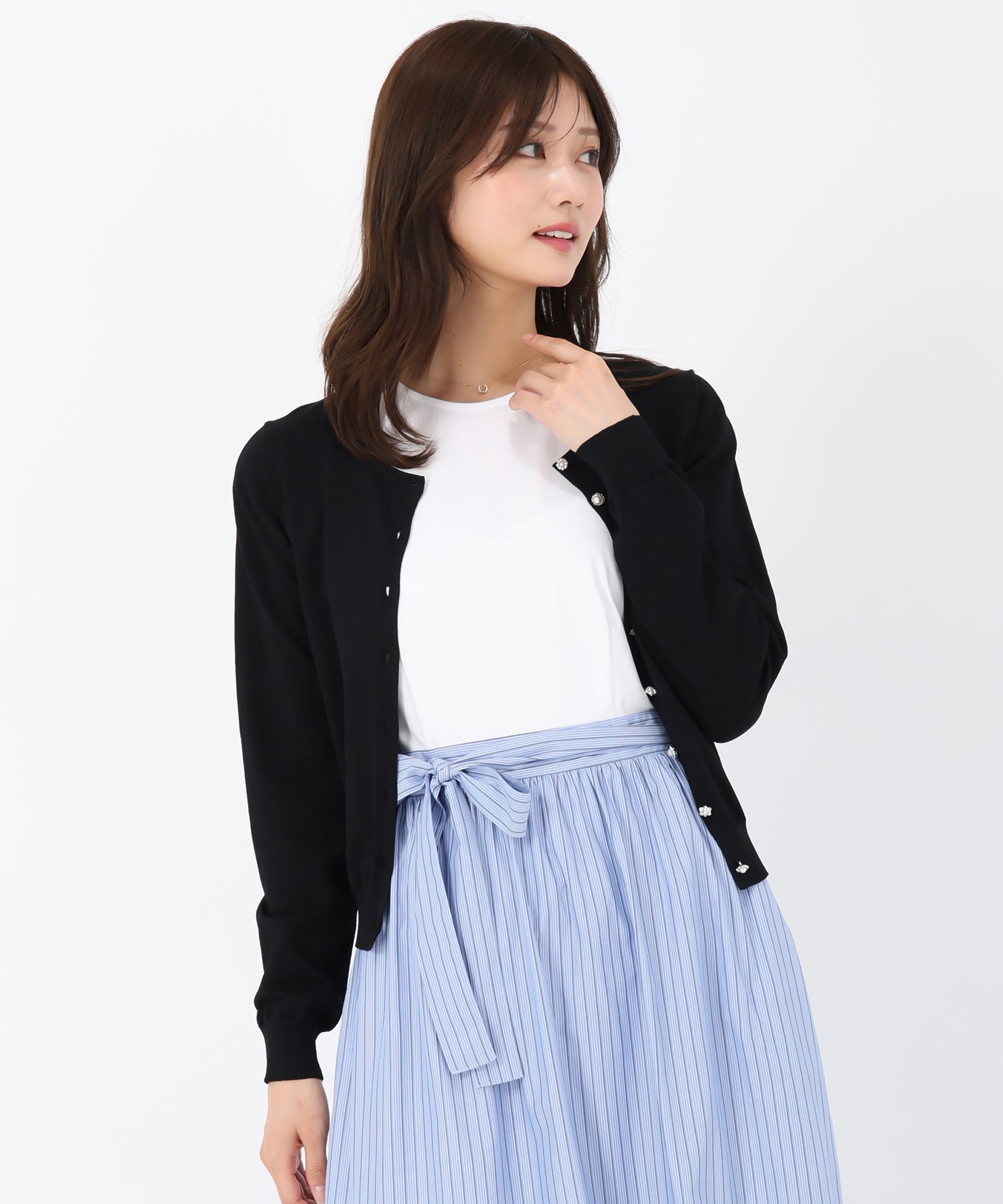 ベーシックビジュー釦カーディガン/MM428406 – MISCH MASCH|31