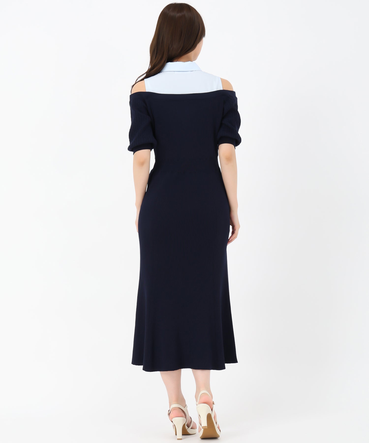 pium レイヤードケーブルニット ブラック レイヤードケーブルニット – pium