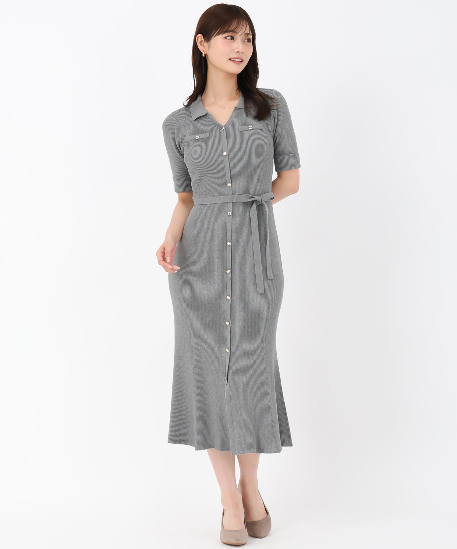 ポロ衿ニットワンピース/MM537410 – MISCH MASCH|31 Sons de mode