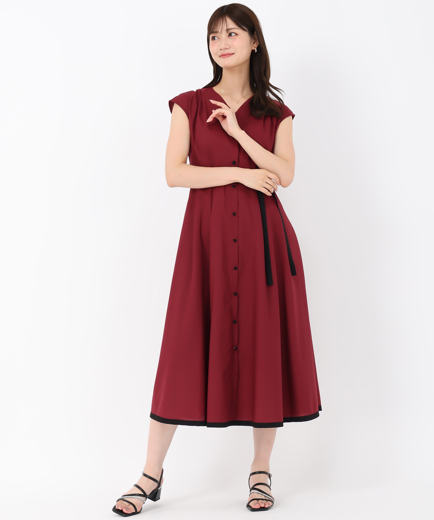 配色フレンチスリーブワンピース/MM537411 – MISCH MASCH|31