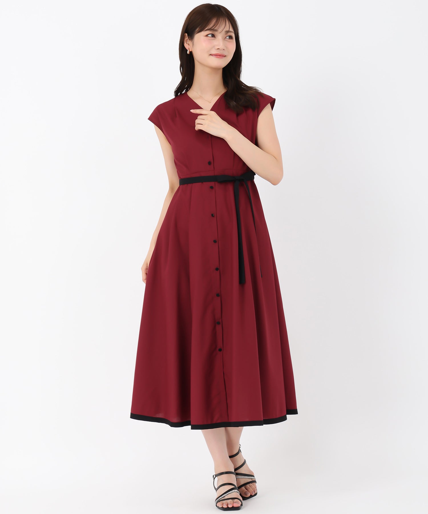 配色フレンチスリーブワンピース/MM537411 – MISCH MASCH|31