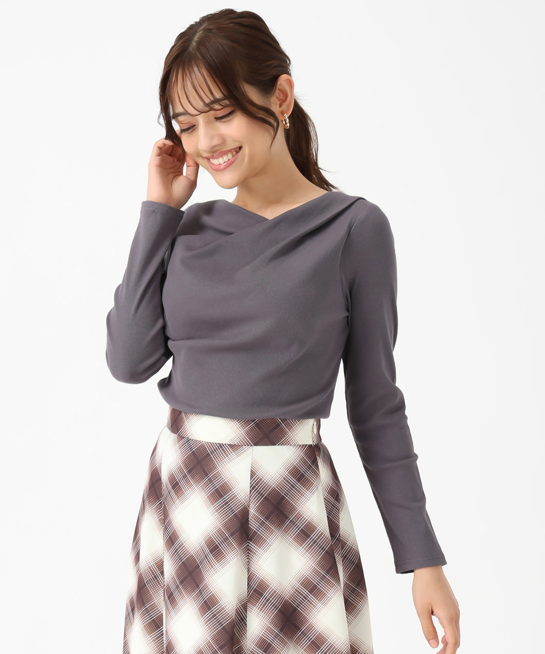 ドレープカットトップス/MM558202