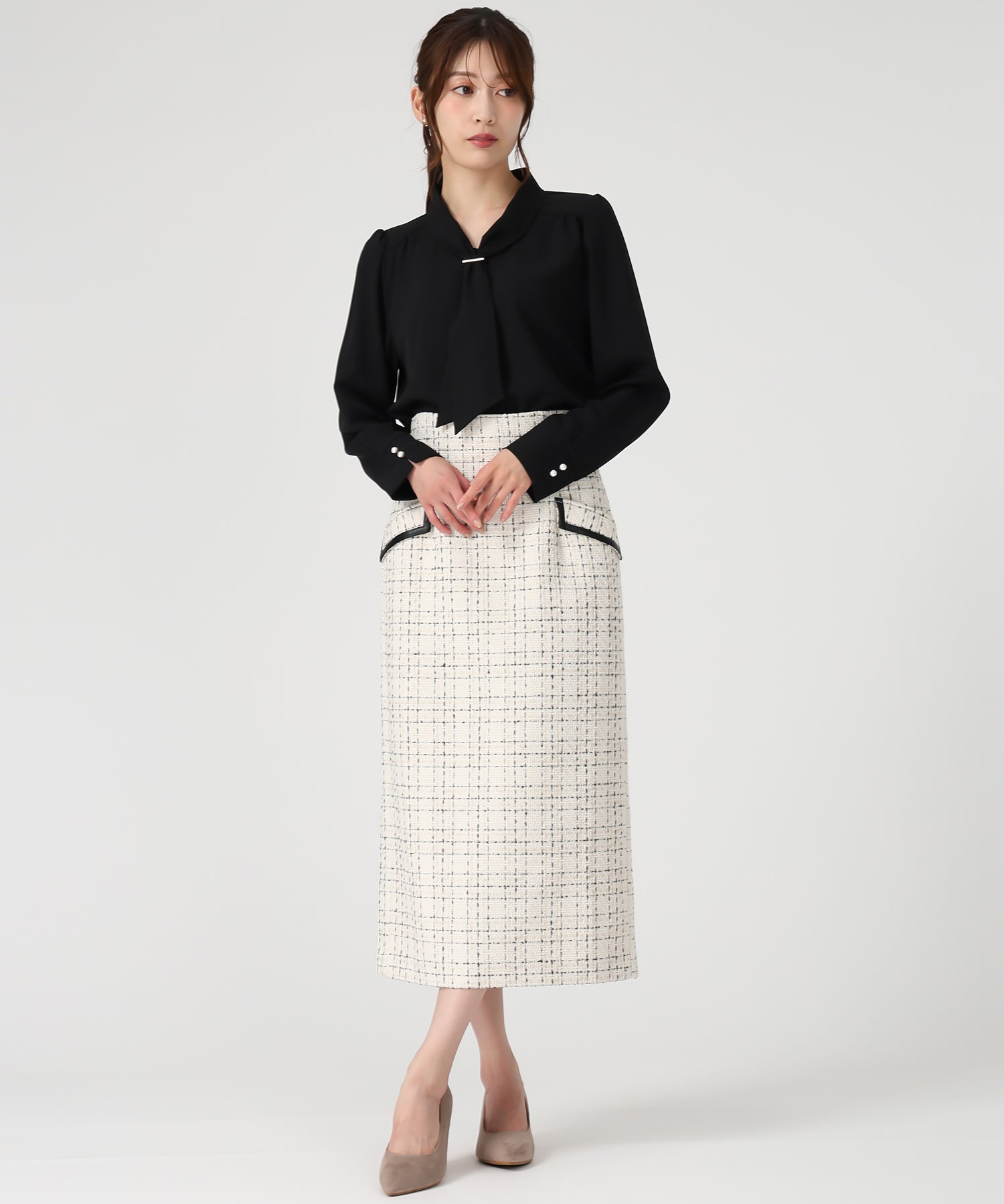 ツイードチェックタイトスカート/MM547204 – MISCH MASCH|31 Sons de mode