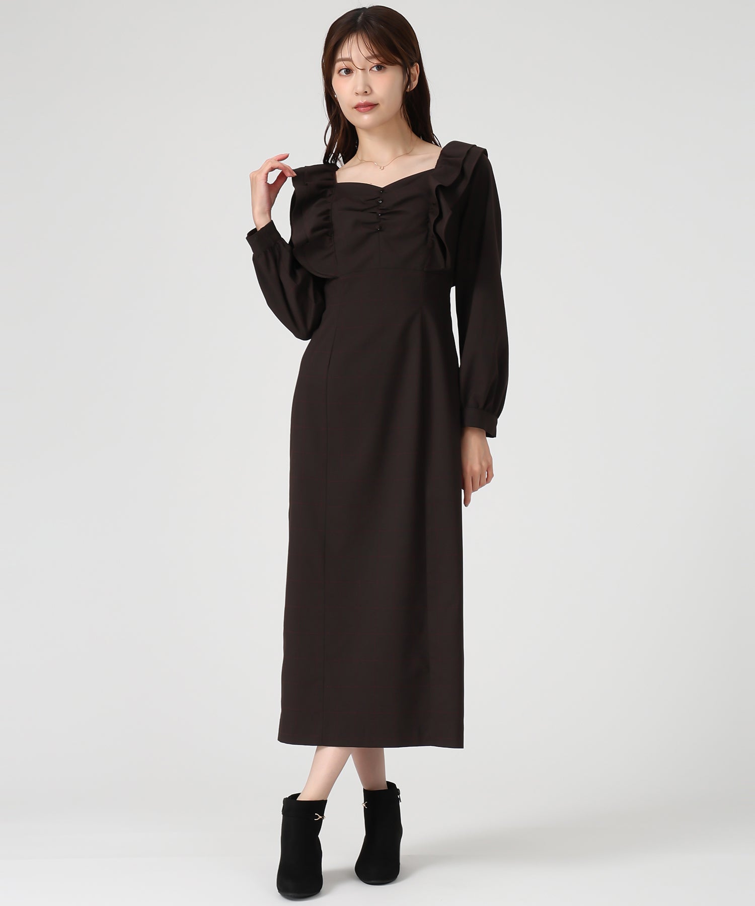 ショルダーフリルIラインワンピース/MM547408 – MISCH MASCH|31 Sons