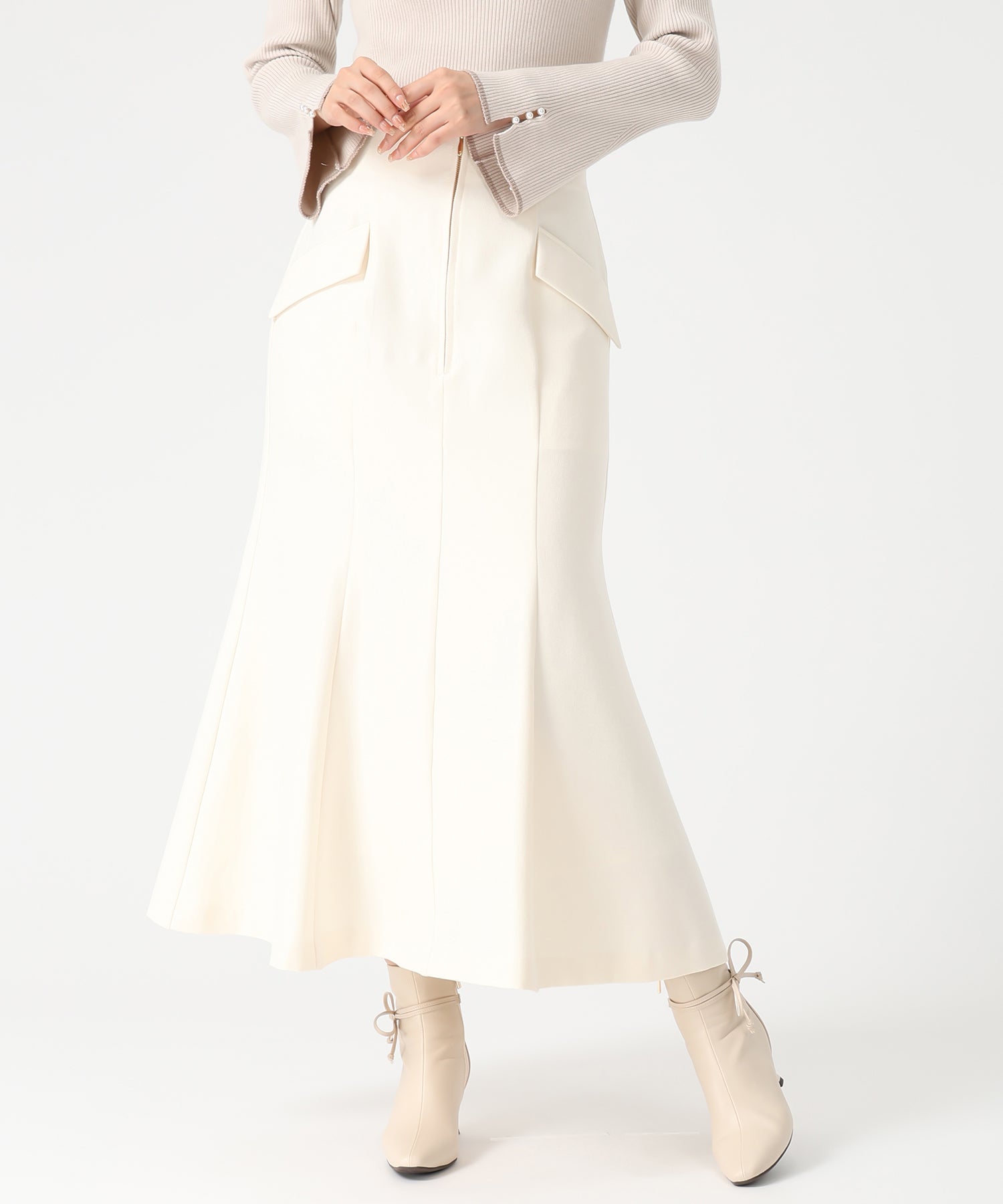 フロントジップマーメイドスカート/MM547216 – MISCH MASCH|31 Sons de