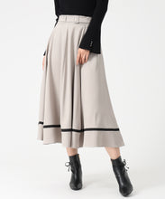 画像をギャラリービューアに読み込む, 裾配色フレアスカート/MM547218 12

