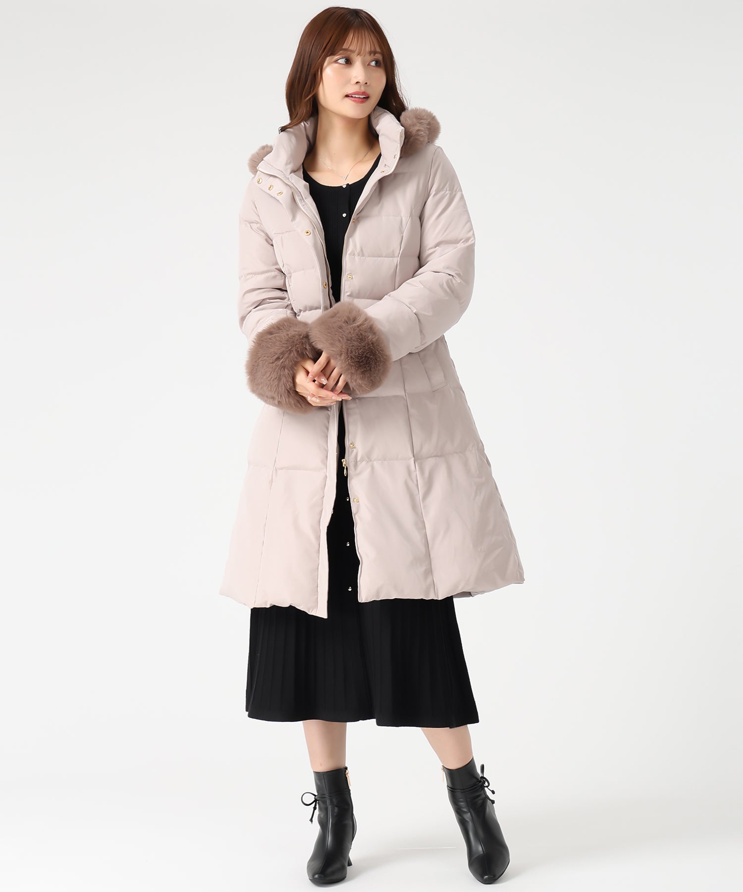 スタンドネックフードロングダウン/MM548602 – MISCH MASCH|31 Sons de