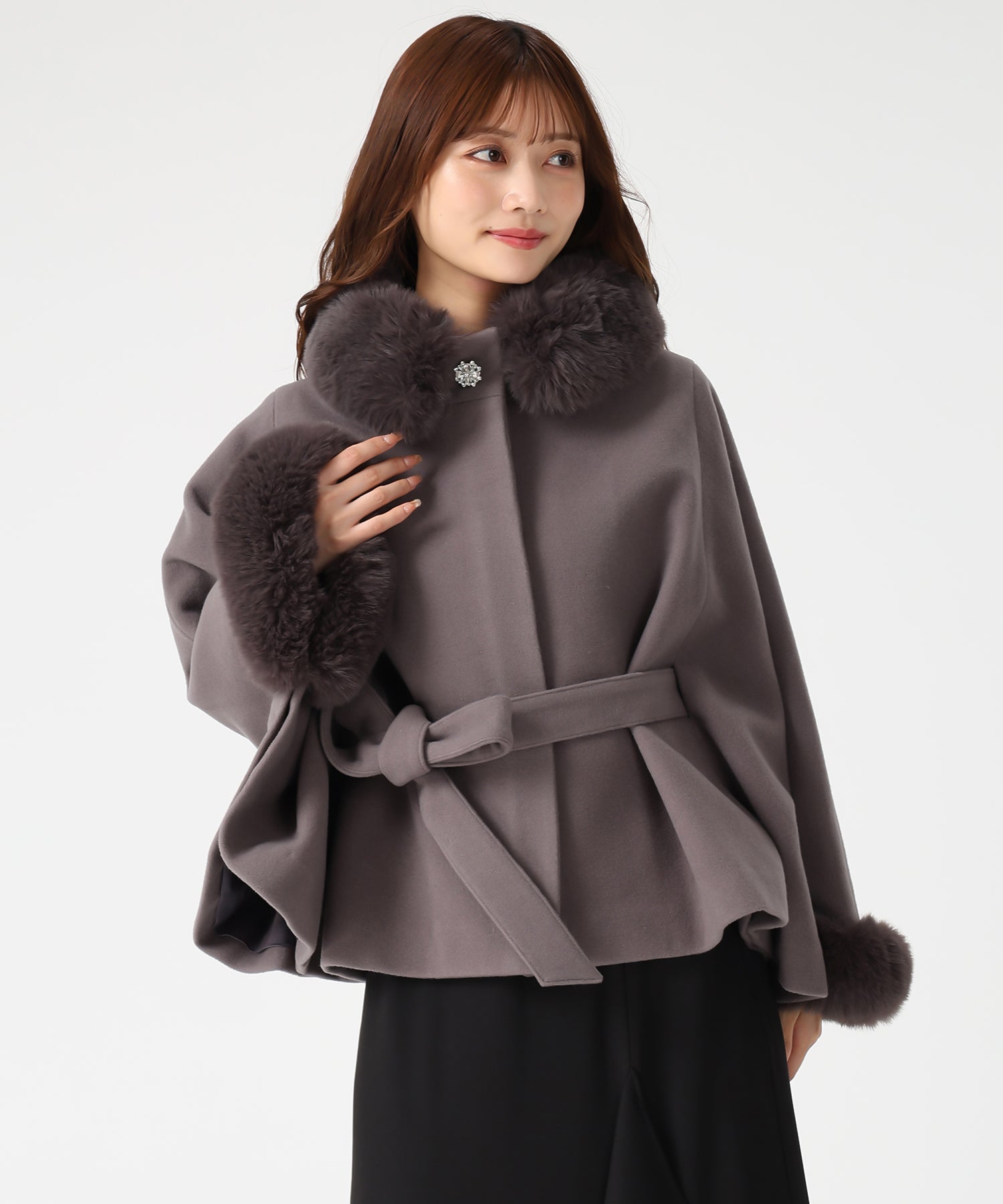 ブローチ付きポンチョコート/MM548603 – MISCH MASCH|31 Sons de mode