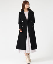 画像をギャラリービューアに読み込む, ダブルボタンAラインコート/MM548605 (ブラック)

