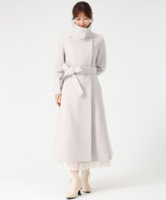 画像をギャラリービューアに読み込む, ブローチ付きスタンドカラー3wayコート/MM548606 13
