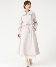 画像をギャラリービューアに読み込む, ブローチ付きスタンドカラー3wayコート/MM548606 22
