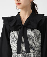 画像をギャラリービューアに読み込む, ボウタイツイードドッキンクグワンピース/TT547408 4
