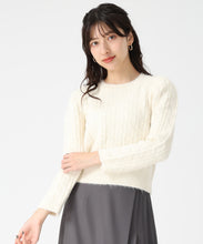 画像をギャラリービューアに読み込む, レース袖ふわふわケーブルニット/TT548305 10
