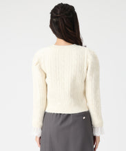画像をギャラリービューアに読み込む, レース袖ふわふわケーブルニット/TT548305 2
