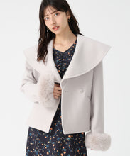 画像をギャラリービューアに読み込む, ビッグカラーショートコート/TT548603 (グレージュ)
