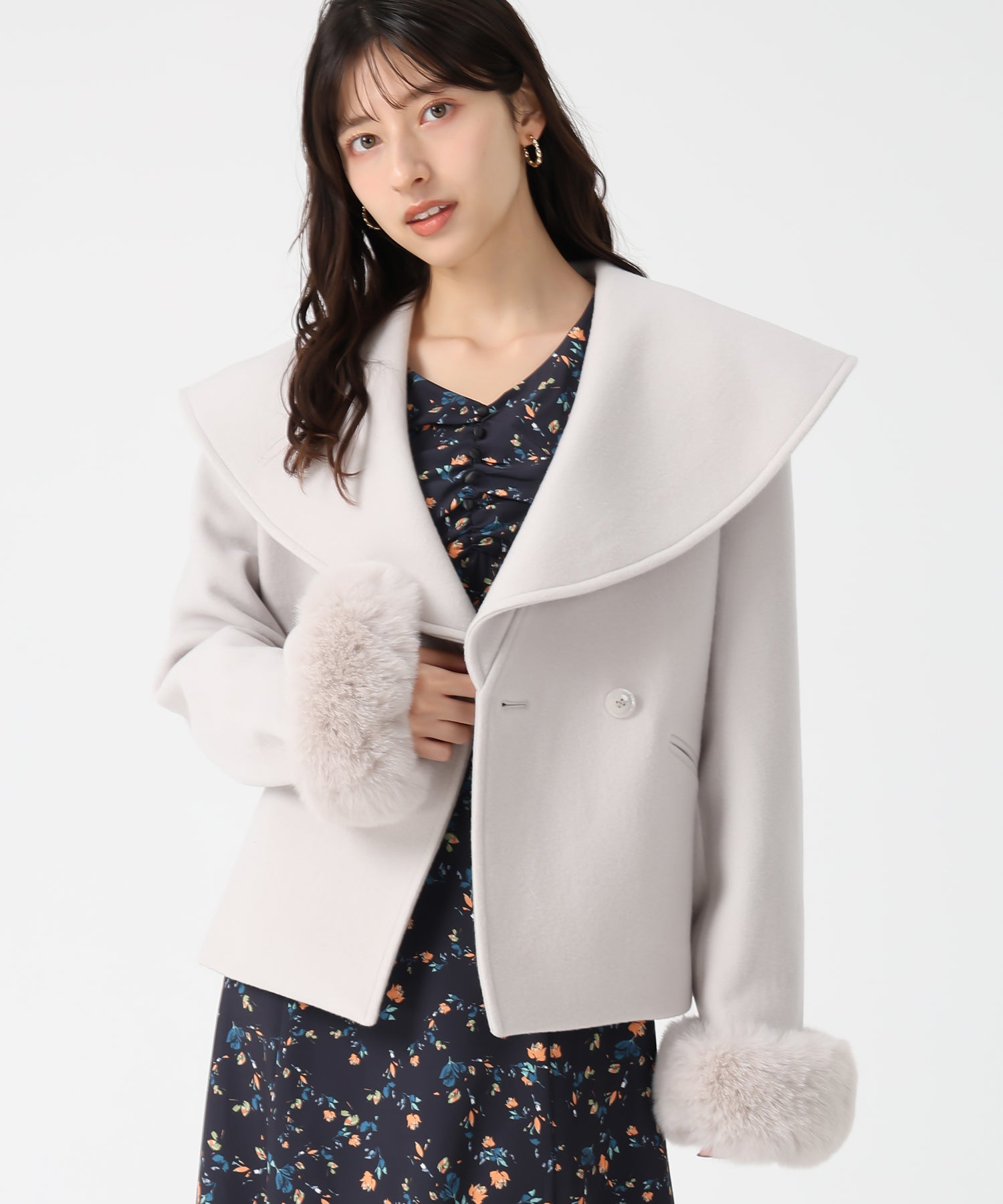 cygne ビックカラーショートコート cygne ビックカラーショートコート