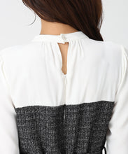 画像をギャラリービューアに読み込む, ビスチェ風ツイードドッキングワンピース/MM547421 3
